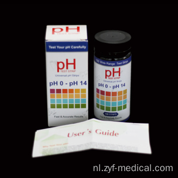 Water pH-teststrips 0-14 breed bereik